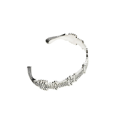 Wild Hearts Can't Be Tamed Sterling Silver Cuff - Cynthia Gale New York Jewelry