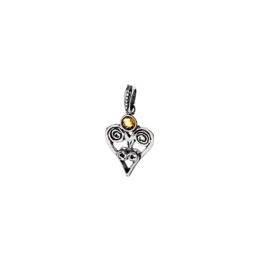 Barnes Metalwork Birthstone Sterling Silver Heart Charm - Cynthia Gale New York - 14