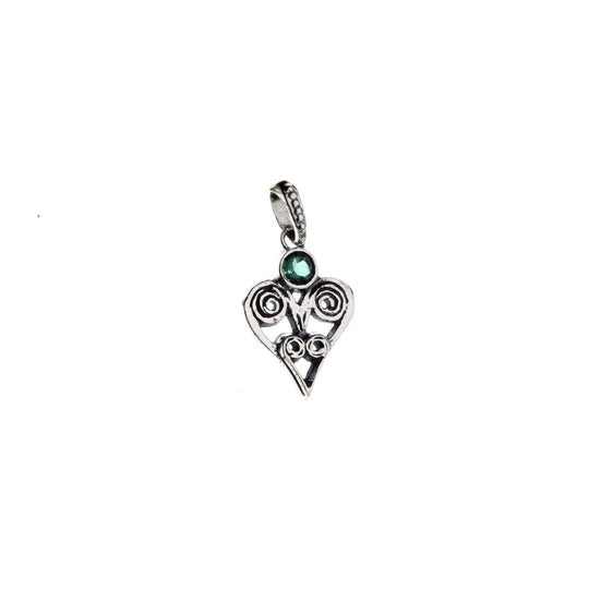 Barnes Metalwork Birthstone Sterling Silver Heart Charm - Cynthia Gale New York - 8