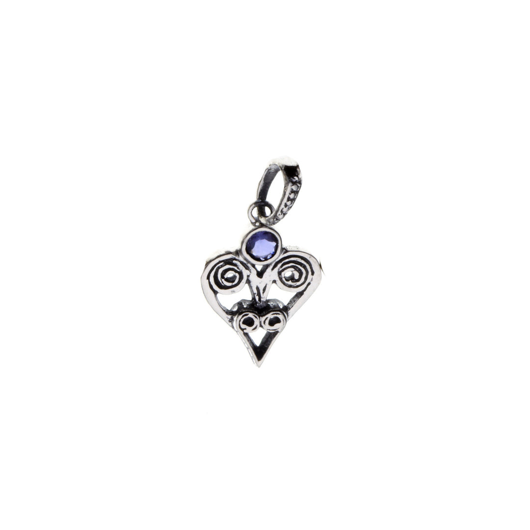 Barnes Metalwork Birthstone Sterling Silver Heart Charm - Cynthia Gale New York - 12