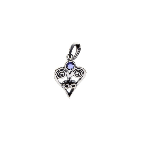 Barnes Metalwork Birthstone Sterling Silver Heart Charm - Cynthia Gale New York - 12