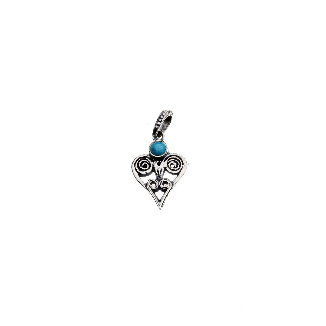 Barnes Metalwork Birthstone Sterling Silver Heart Charm - Cynthia Gale New York - 15
