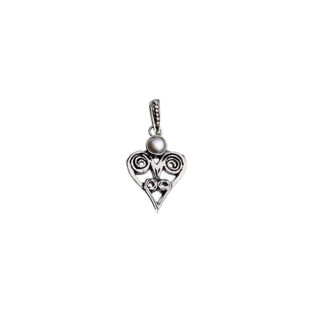 Barnes Metalwork Birthstone Sterling Silver Heart Charm - Cynthia Gale New York - 9