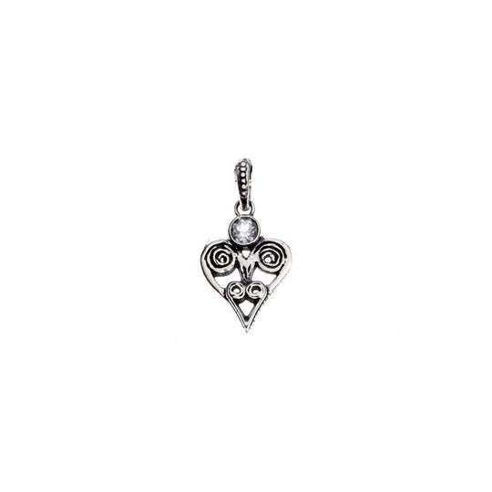 Barnes Metalwork Birthstone Sterling Silver Heart Charm - Cynthia Gale New York - 7