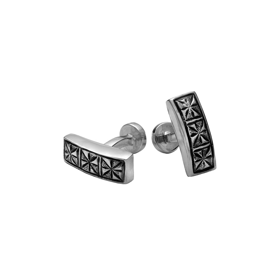 Wiener Werkstatte Pinwheel Cufflinks - Cynthia Gale New York Jewelry