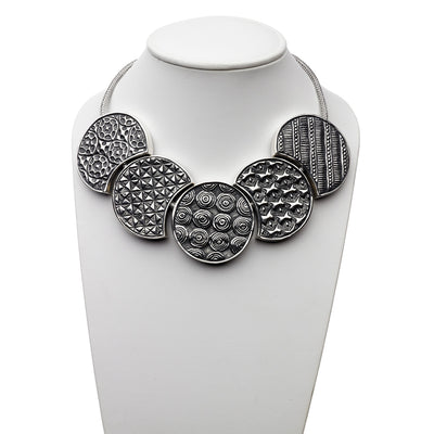 Wiener Werkstatte Statement Necklace - Cynthia Gale New York Jewelry