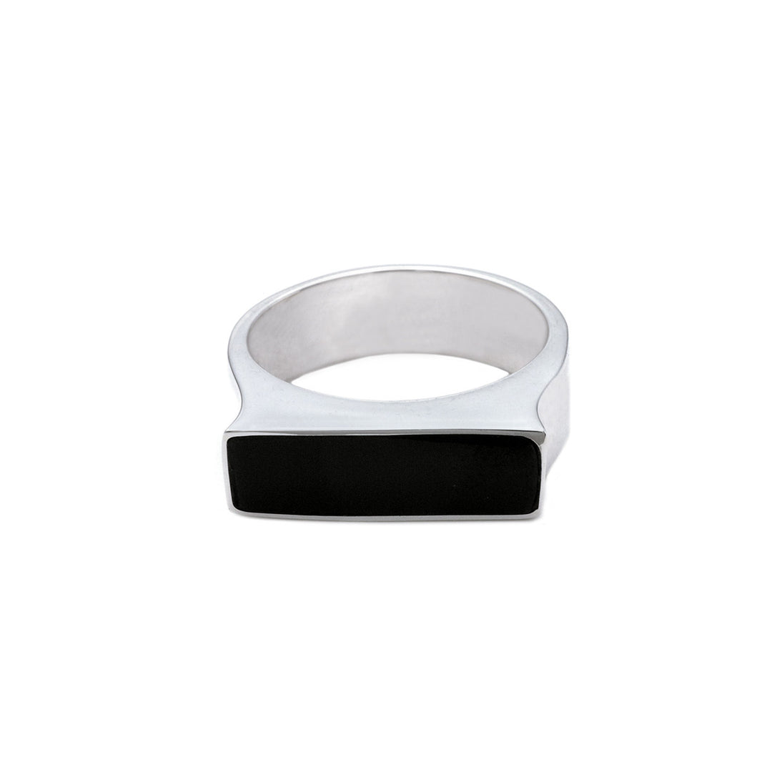 Wiener Werkstatte Horn Stack Ring - Cynthia Gale New York Jewelry