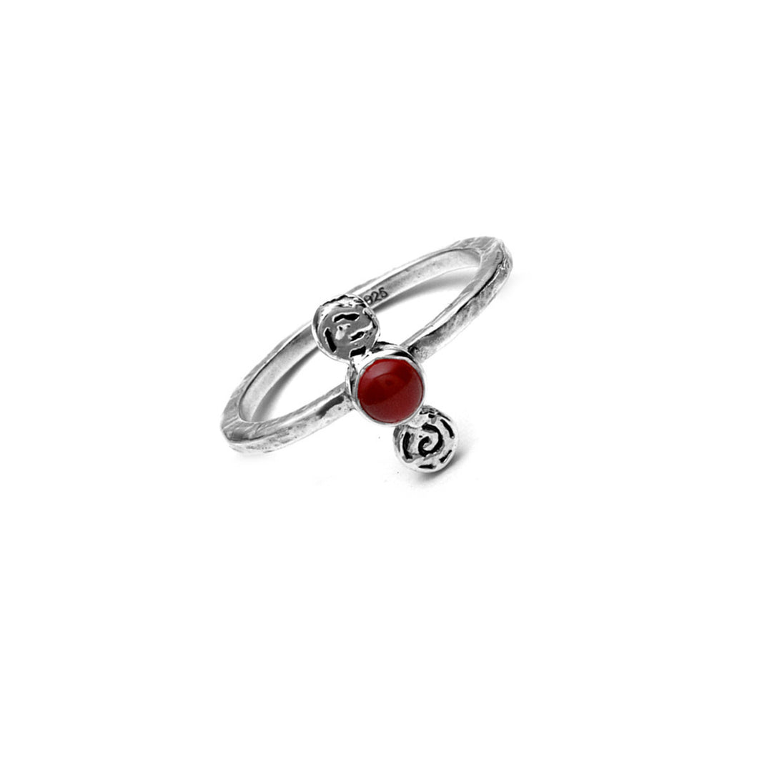 Barnes Metalwork Birthstone Sterling Silver Ring - Cynthia Gale New York - 7