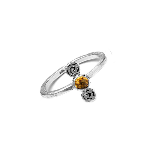 Barnes Metalwork Birthstone Sterling Silver Ring - Cynthia Gale New York - 10