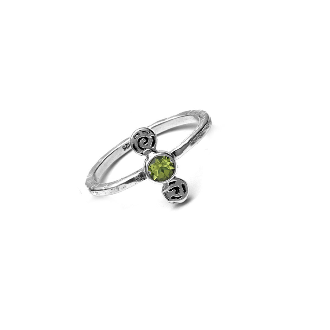 Barnes Metalwork Birthstone Sterling Silver Ring - Cynthia Gale New York - 8