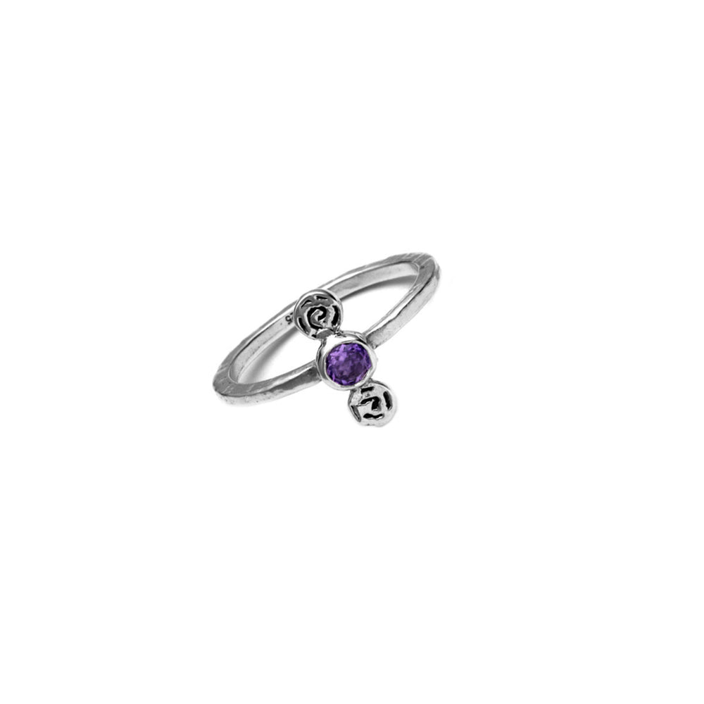 Barnes Metalwork Birthstone Sterling Silver Ring - Cynthia Gale New York - 2