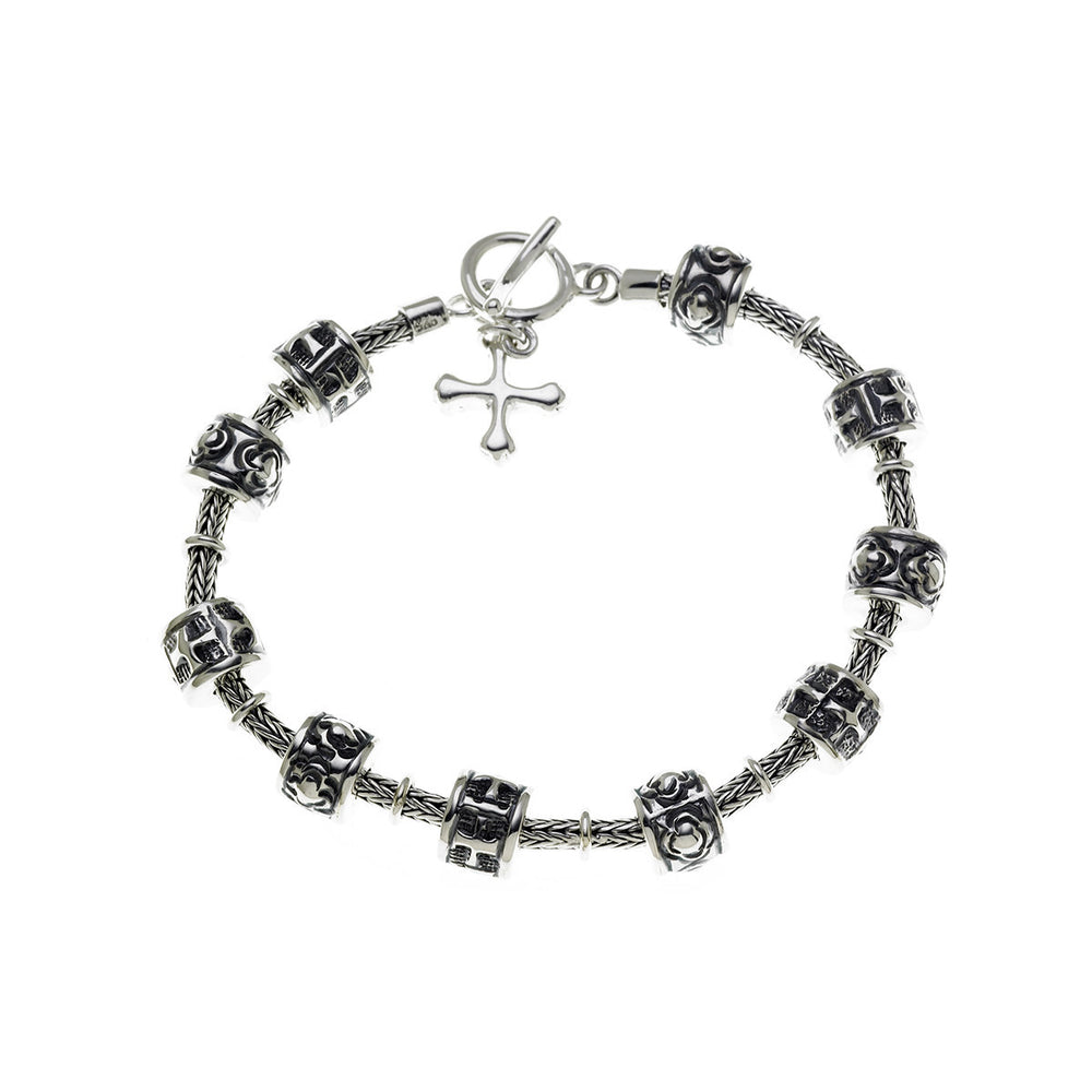 Washington National Cathedral Sterling Silver Prayer Bracelet